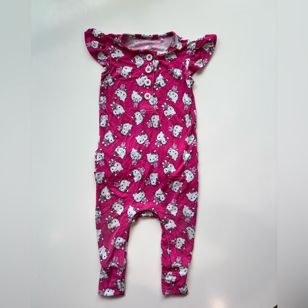 Pink Hello Kitty by Little Snuggles Romper